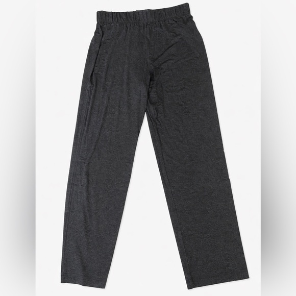 Eterne Loungewear Set Pants And Long-Sleeve T-Shirt Size M Heather Charcoal Grey - Picture 5 of 16